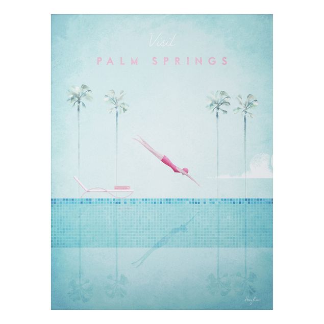 Canvas art Travel Poster - Palm Springs