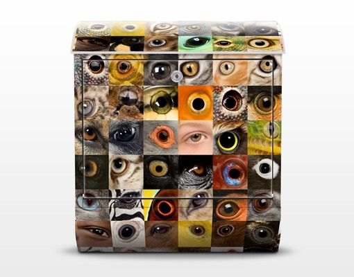 Letterboxes multicoloured Eyes of the World