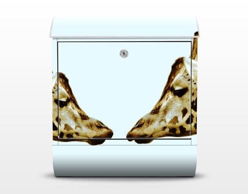 Letterboxes creme Giraffes In Love