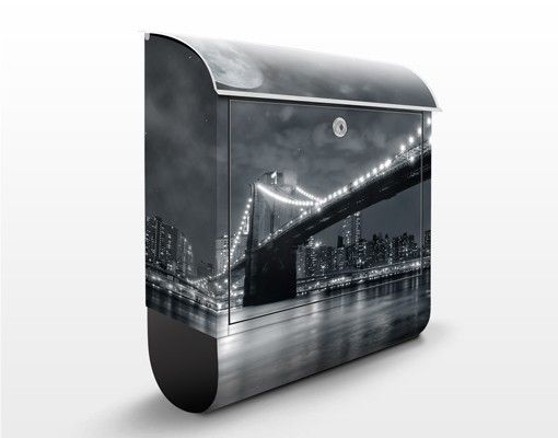 Letterboxes black and white Manhattan Mysteries