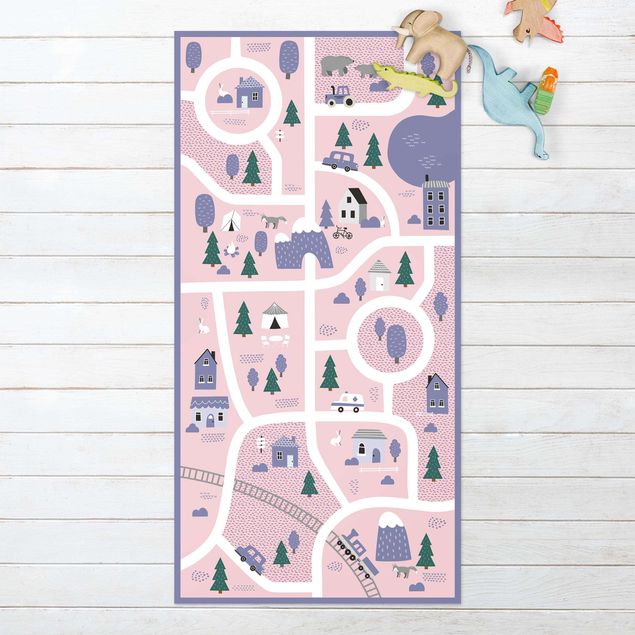 Outdoor rugs Playoom Mat Village - Off To The Countryside