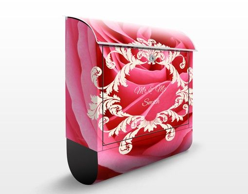 Letterboxes flower Lustful Pink Rose
