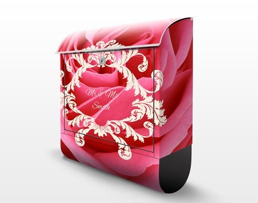 Mailbox Lustful Pink Rose