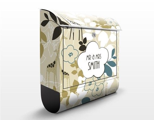 Letterboxes personalized text Customised text Jungle Journey