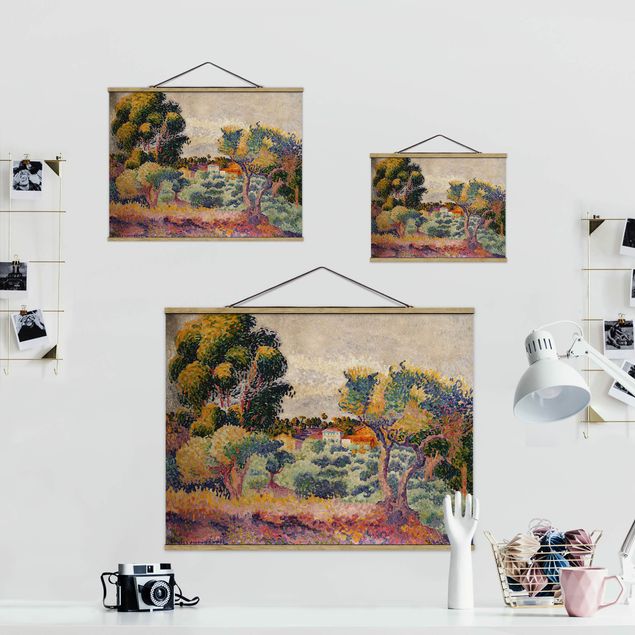 Contemporary art prints Henri Edmond Cross - Eucalyptus And Olive Grove