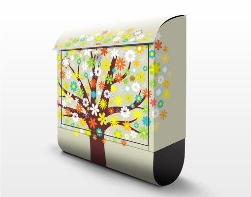 Letterboxes landscape Tree Of Flowers