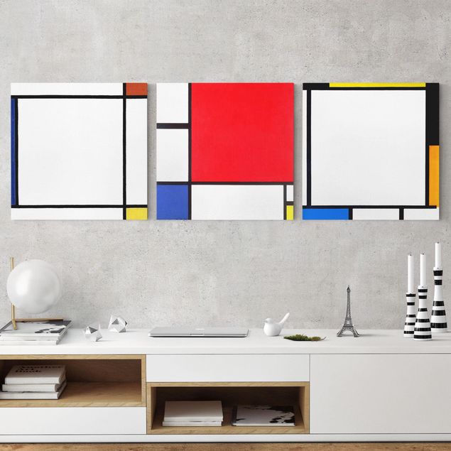 Kitchen Piet Mondrian - Square Compositions