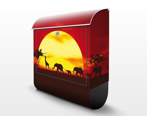 Mailbox No.CG80 Sunset Caravan