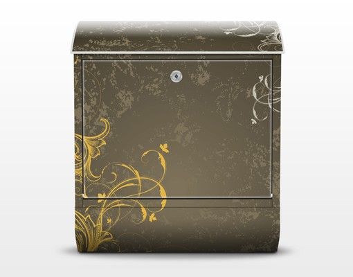 Letterboxes Flourishes In Gold And Silver