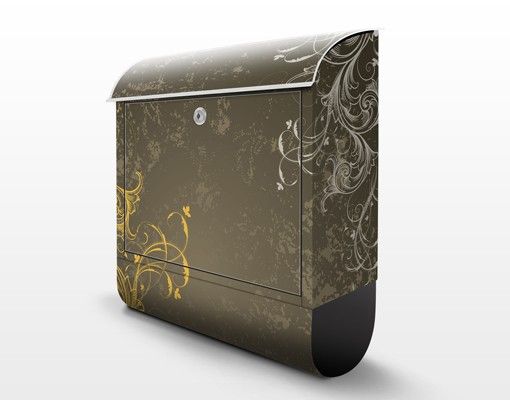 Letterbox - Flourishes In Gold And Silver
