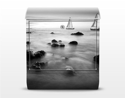 Letterboxes landscape Sailboats In The Ocean II