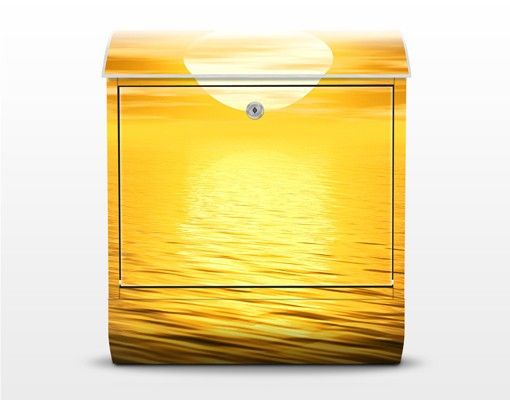 Yellow letter box Golden Sunrise