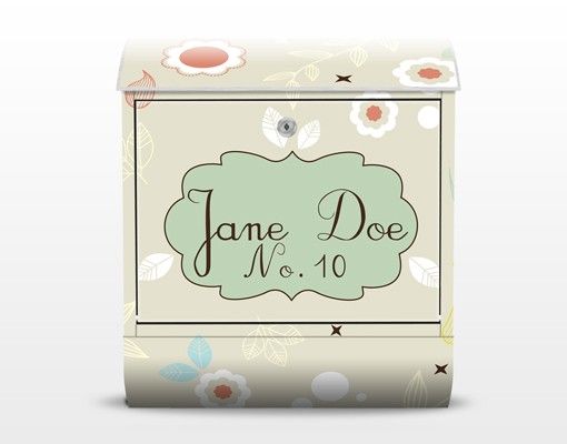 Letterboxes personalized text no.JS182 Customised text Playful 39x46x13cm