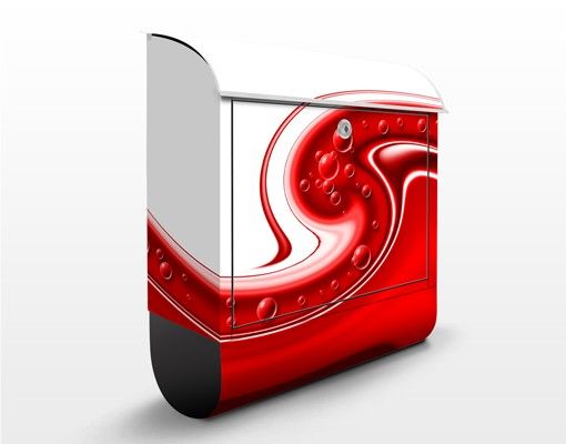 Letterboxes red Oriental Flow