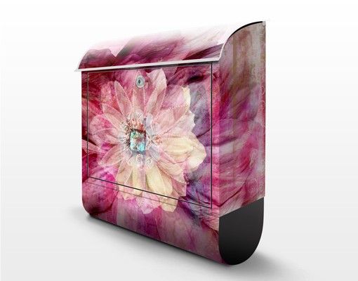 Letterboxes pink Grunge Flower