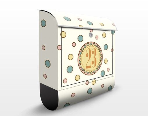 Letterboxes personalized text no.JS310 Customised text Hippie-Girl 39x46x13cm