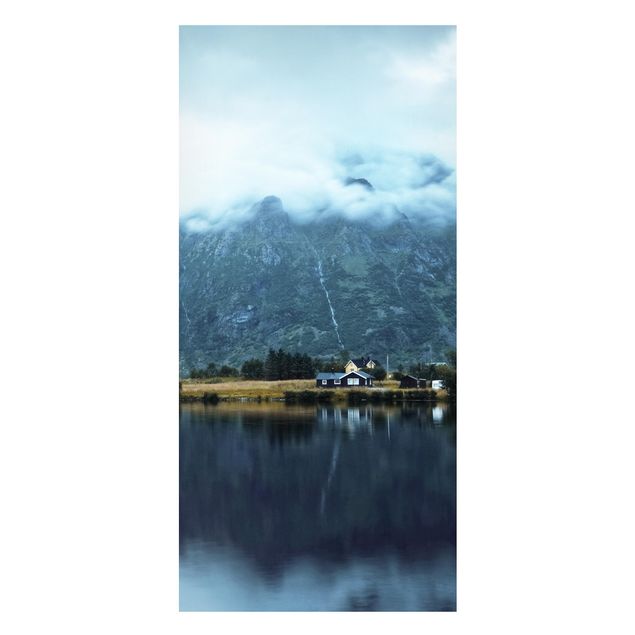 Landscape canvas prints Lofoten Reflection
