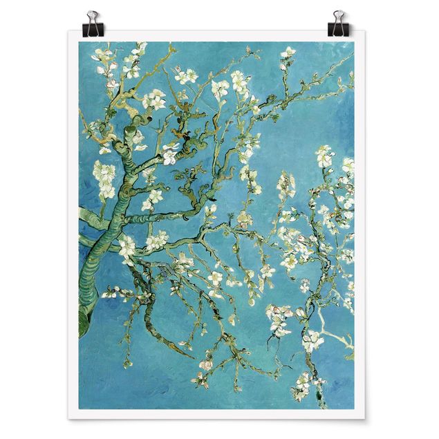 Art style post impressionism Vincent Van Gogh - Almond Blossoms