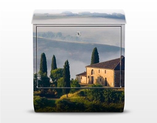 Blue letter box Country Estate In The Tuscany