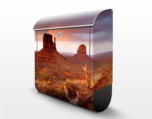 Letterboxes Monument Valley At Sunset