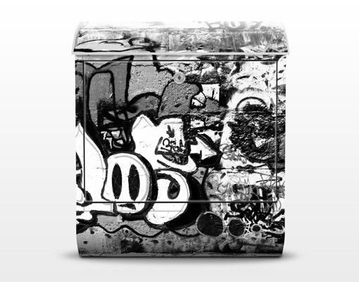 Letterboxes black Graffiti Art