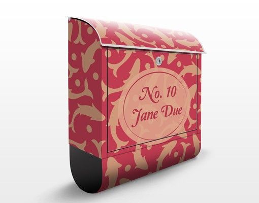 Letterboxes personalized text Shoal