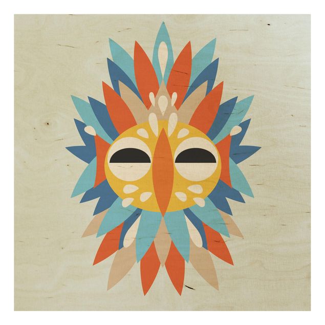 MUAH Collage Ethnic Mask - Parrot
