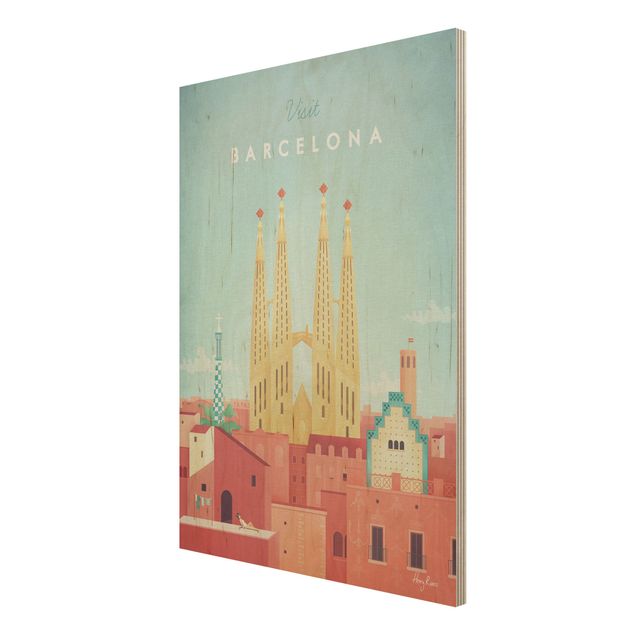 Henry Rivers posters Travel Poster - Barcelona