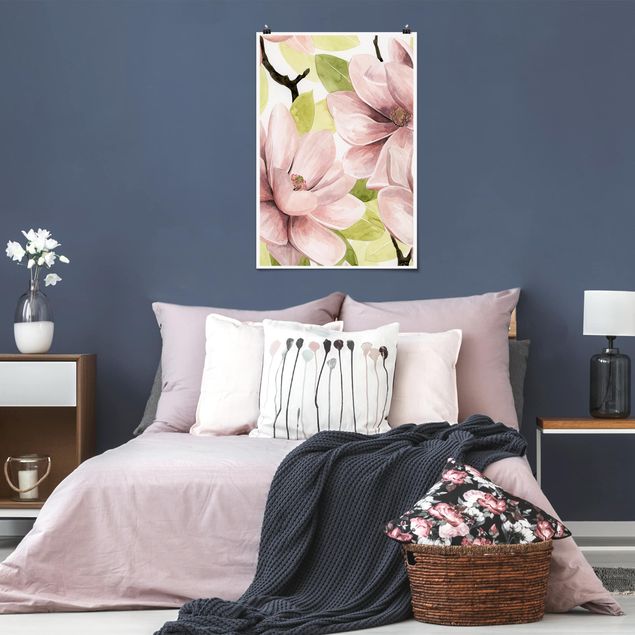 Flower print Magnolia Blushing II