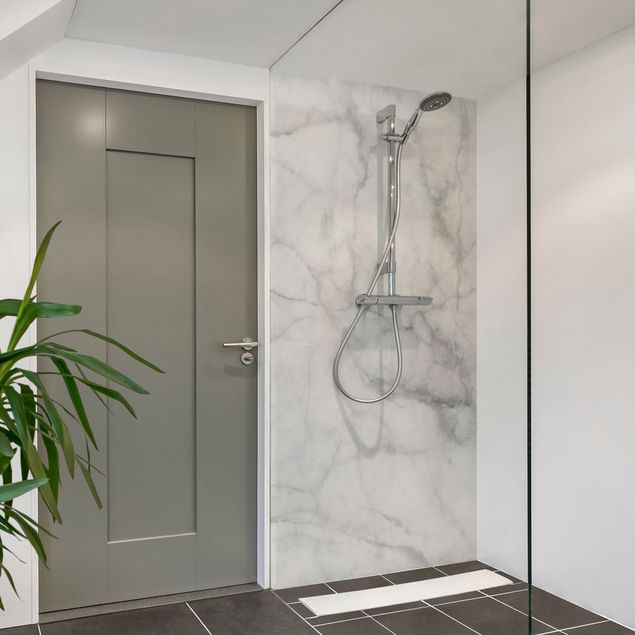Shower wall cladding - Bianco Carrara