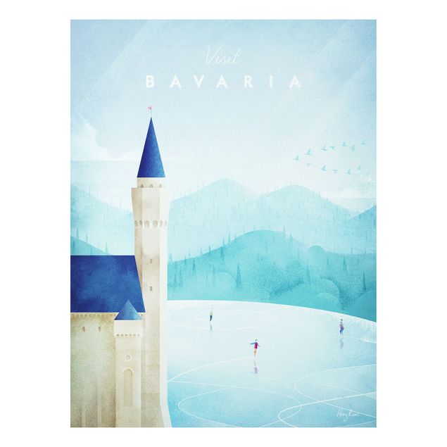 Art posters Travel Poster - Bavaria