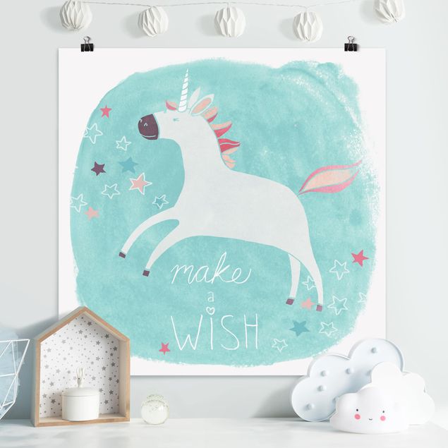 Animal wall art Unicorn Troop - Wish