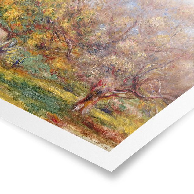 Trees on canvas Auguste Renoir - Olive Garden