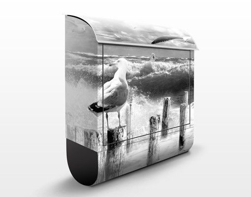 Letterboxes black and white No.YK3 Absolutly Sylt II