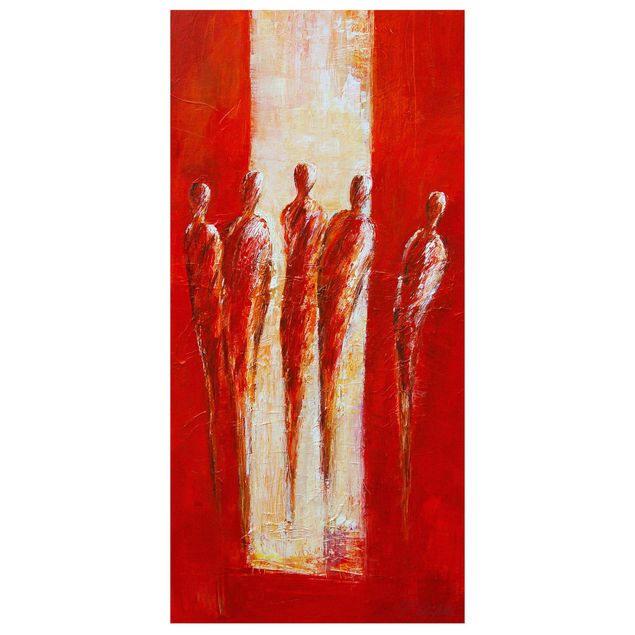 Room dividers Petra Schüßler - Five Figures In Red 02