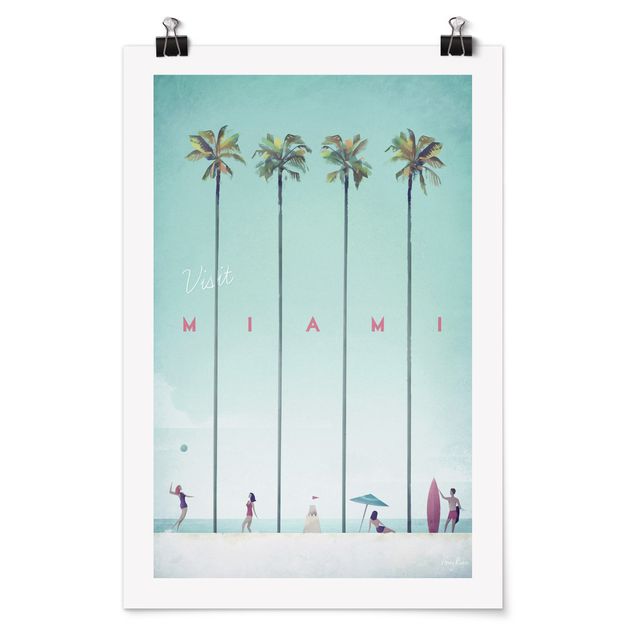 Sea life prints Travel Poster - Miami