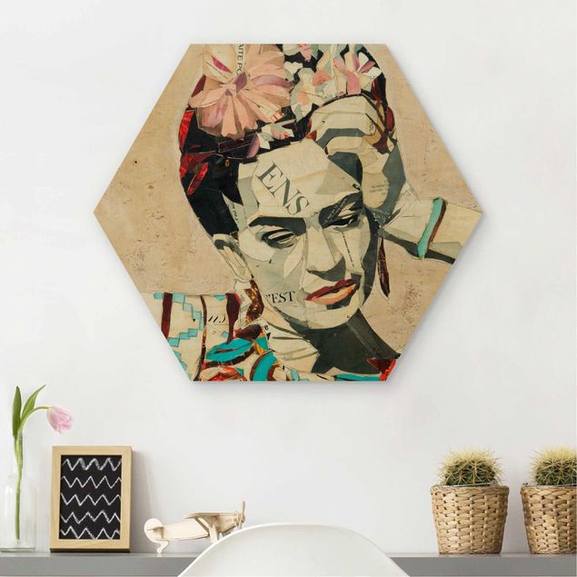 Frida Kahlo art Frida Kahlo - Collage No.1