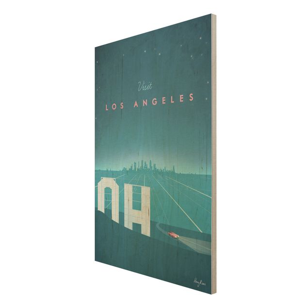 Henry Rivers Travel Poster - Los Angeles