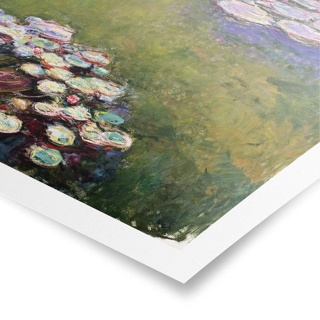 Landscape canvas prints Claude Monet - Water Lilies