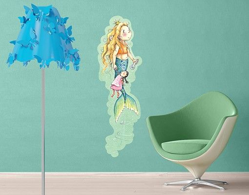 Little mermaid wall decals Message In A Bottle