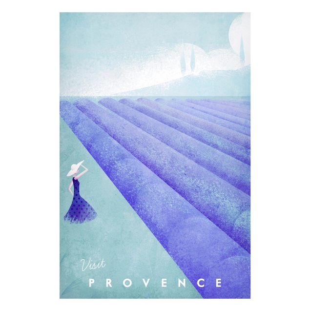 Magnet boards flower Travel Poster - Provence