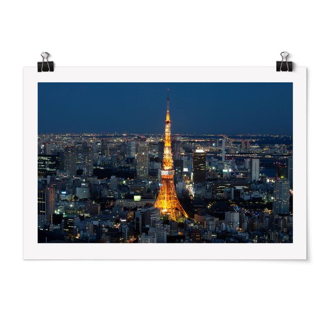 Contemporary art prints Tokyo Tower