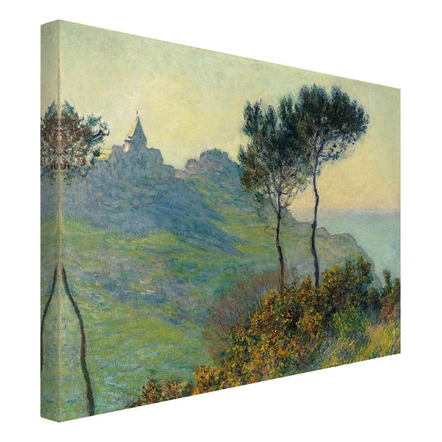 Landscape wall art Claude Monet - The Church Of Varengeville At Evening Sun