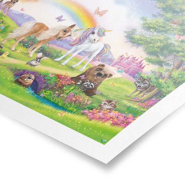 Posters animals Animal Club International - Magical Forest With Unicorn