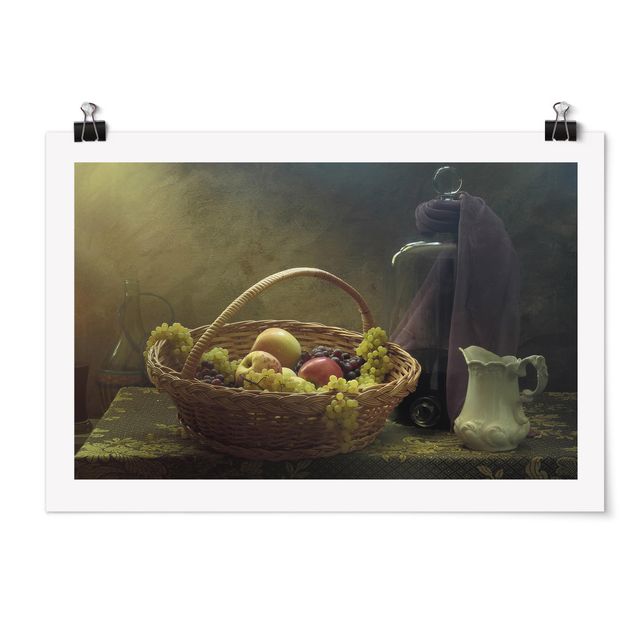 Still life prints Still Life With Fruit Basket