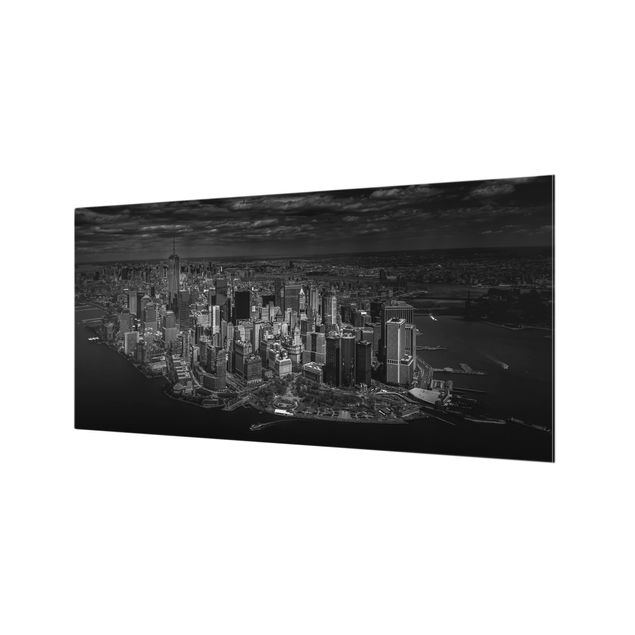 Glass Splashback - New York - Manhattan From The Air - Landscape 1:2