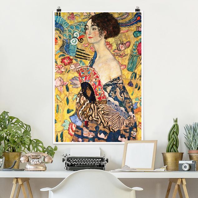 Kitchen Gustav Klimt - Lady With Fan