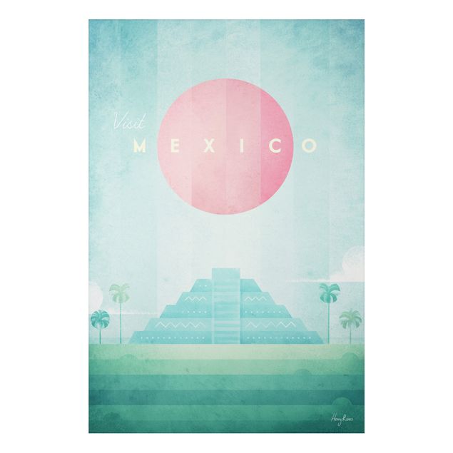 Landscape canvas prints Travel Poster - Mexico