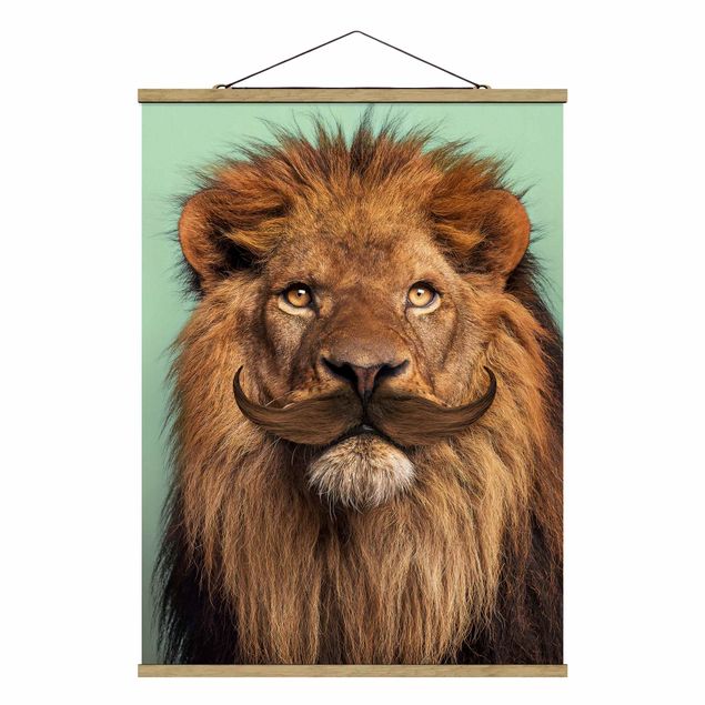 Animal canvas Lion With Beard
