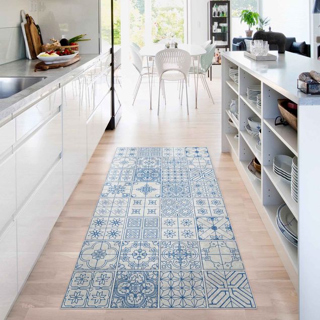 Kitchen Tile Pattern Coimbra Blue